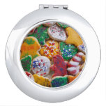 Christmas Cookies I Colorful Holiday Baking Compact Mirror
