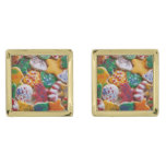 Christmas Cookies I Colorful Holiday Baking Cufflinks