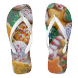 Christmas Cookies I Colorful Holiday Baking Flip Flops