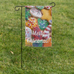 Christmas Cookies I Colorful Holiday Baking Garden Flag