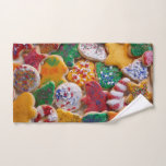 Christmas Cookies I Colorful Holiday Baking Hand Towel