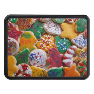 Christmas Cookies I Colorful Holiday Baking Hitch Cover