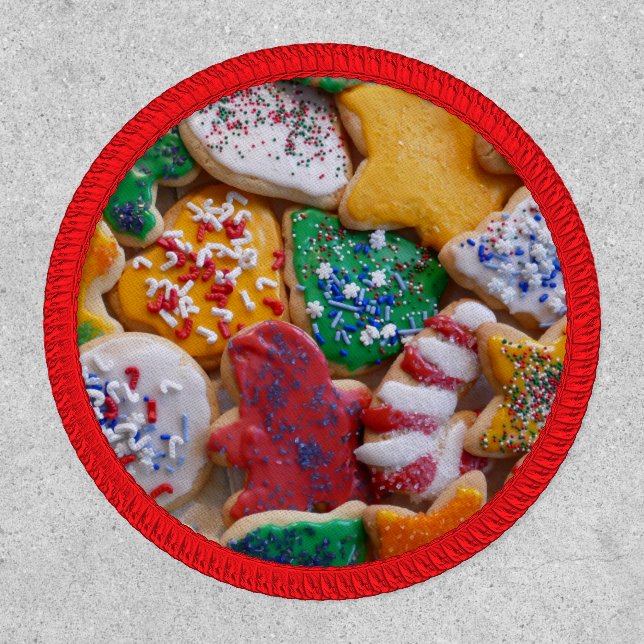 Christmas Cookies I Colorful Holiday Baking Patch (Front)