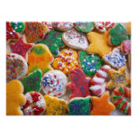 Christmas Cookies I Colorful Holiday Baking Photo Print