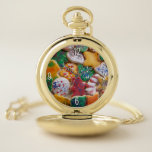 Christmas Cookies I Colorful Holiday Baking Pocket Watch