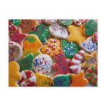 Christmas Cookies I Colorful Holiday Baking Postcard