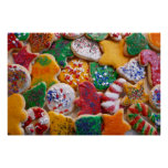 Christmas Cookies I Colorful Holiday Baking Poster