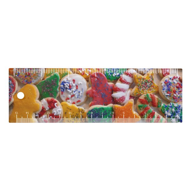 Christmas Cookies I Colorful Holiday Baking Ruler (Front)