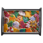 Christmas Cookies I Colorful Holiday Baking Serving Tray