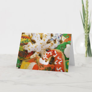 Christmas Cookies II Colorful Holiday Baking Card
