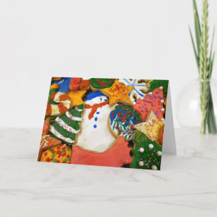 Christmas Cookies III Colorful Holiday Baking Card