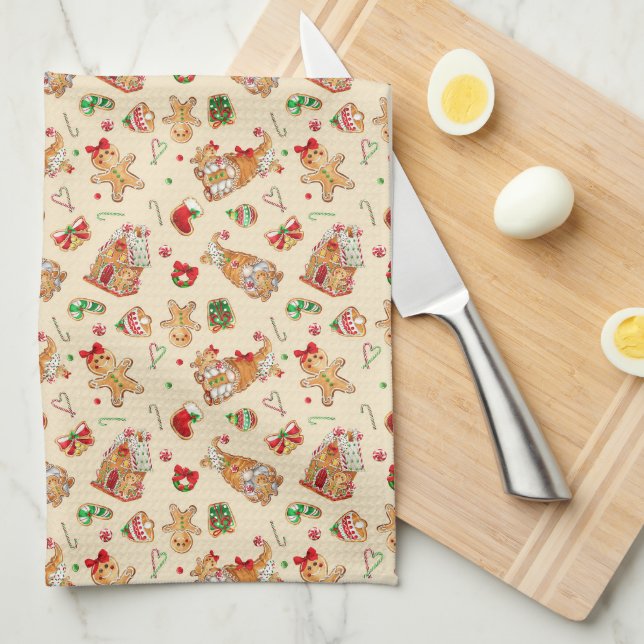 Christmas Cookies  Kitchen Towel (Quarter Fold)