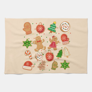 Christmas Cookies Kitchen Towel