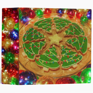 Christmas Cookies Large Recipe 3 Ring Binder