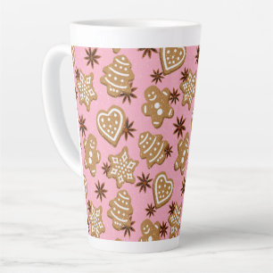Christmas cookies latte mug