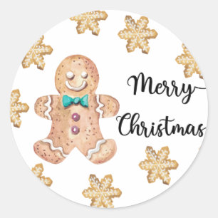 Christmas cookies Merry christmas  Classic Round Sticker