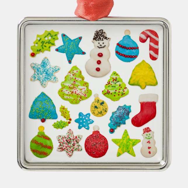 Christmas Cookies Metal Ornament (Front)