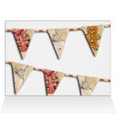 Christmas cookies milk bunting flag (Inside Horizontal (Top))