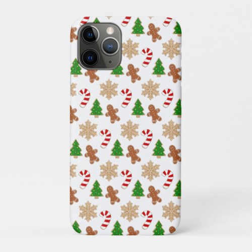 Christmas Cookies Novelty Holiday Festive Pattern iPhone 11 Pro Case