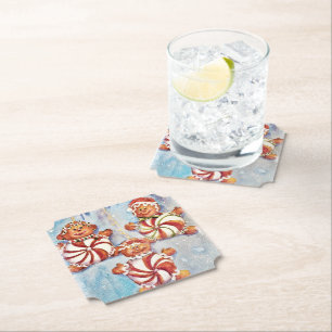 Christmas Cookies Paper Coaster