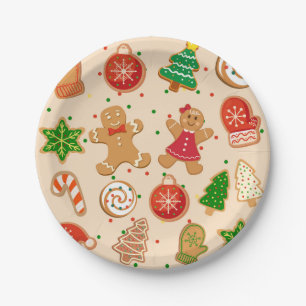 Christmas Cookies Paper Plates