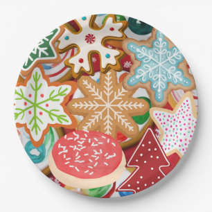 Christmas Cookies Paper Plates