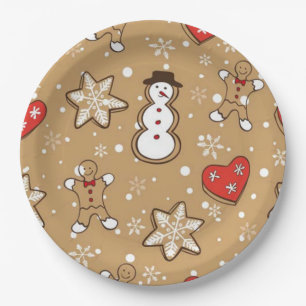 Christmas Cookies Paper Plates