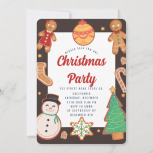 Christmas Cookies Party Invitation