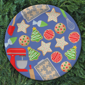 CHRISTMAS COOKIES PARTY PAPER PLATES