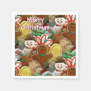 Christmas Cookies Pattern Napkins