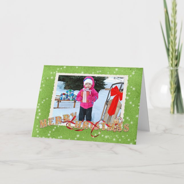 Christmas Cookies Photo Card (Front)