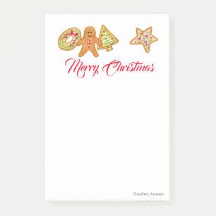 Christmas Cookies Post-it Notes