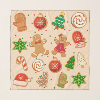 Christmas Cookies Scarf