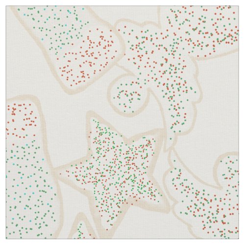 Christmas Cookies Seamless Pattern Fabric