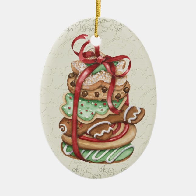 Christmas Cookies - SRF Ceramic Ornament (Front)