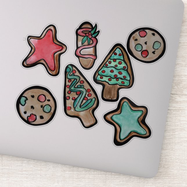 Christmas Cookies                                  Sticker (Detail)