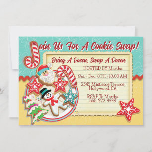 Christmas Cookies Swap Invitation 3