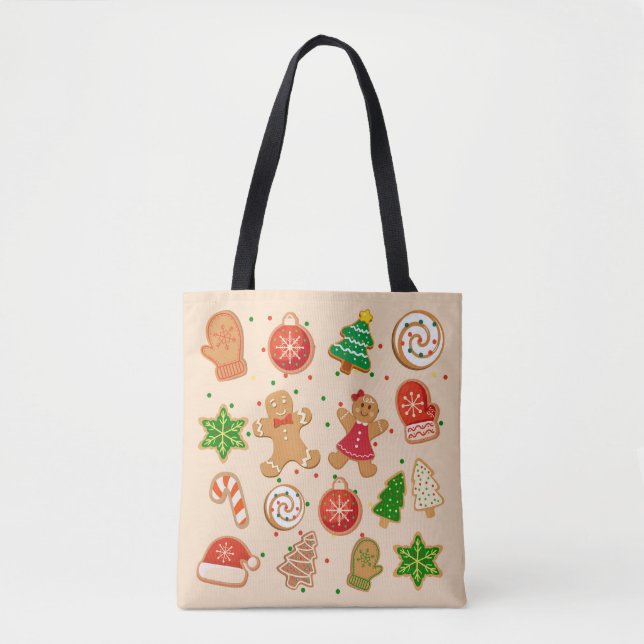  Christmas Cookies Tote Bag (Front)