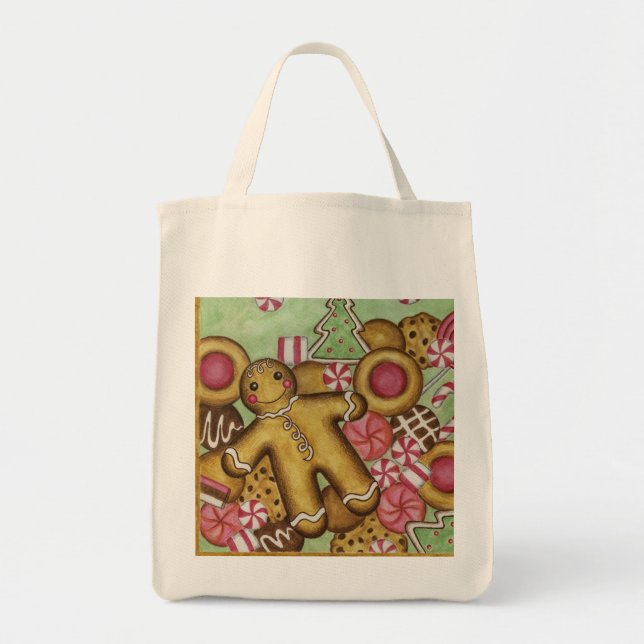 Christmas Cookies Tote Gift Bag (Front)