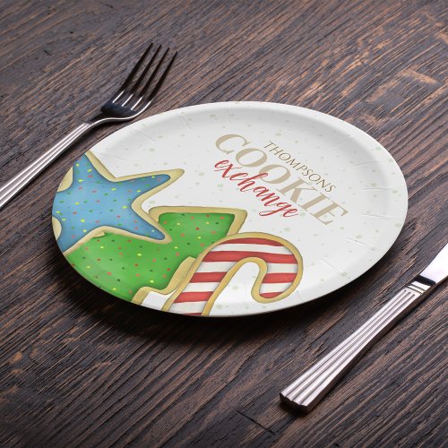 Christmas Cookies Whimsical Sweet Holiday Cute Fun Paper Plates