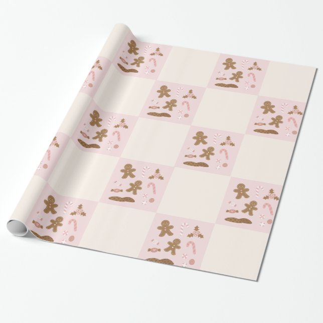 Christmas cookies  wrapping paper (Unrolled)