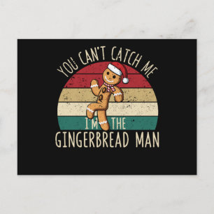 Christmas cookies You can not catch me Postcard