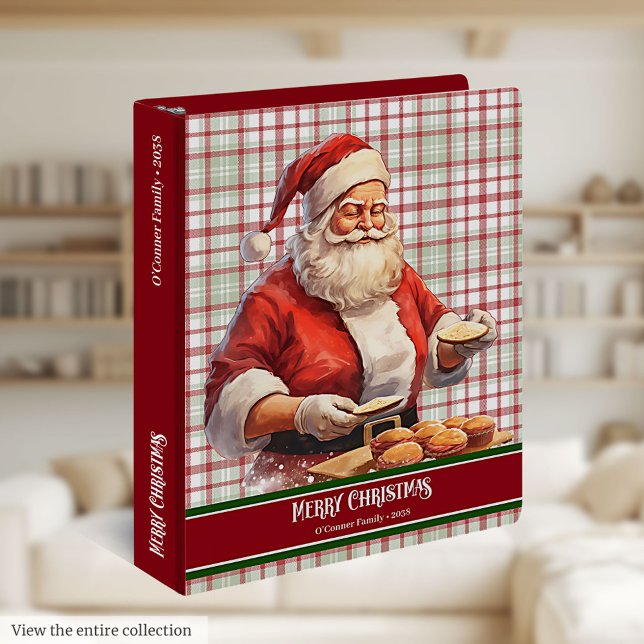 Christmas Cooking 3 Ring Binder Monogram Organizer (Christmas Cooking 3 Ring Binder Monogram Organizer)