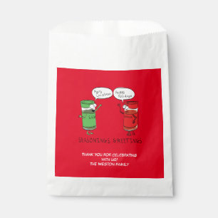Christmas Cooking Funny Chef Spices Favor Bag