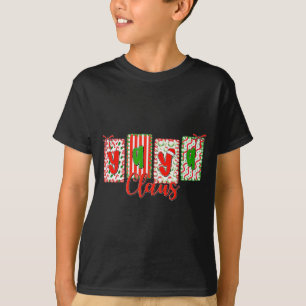 Christmas Coquette Bow Yaya Claus Xmas Family Matc T-Shirt