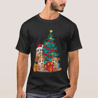 Christmas Corgi Lover Christmasree Corgi Dog girl T-Shirt