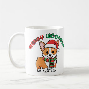 Christmas Corgi Mug: Merry Woofmas Coffee Mug
