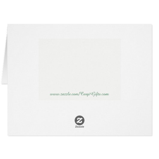 Christmas Corgi Puppy (Back Horizontal)