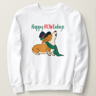 Christmas Corgi Singing Sweatshirt