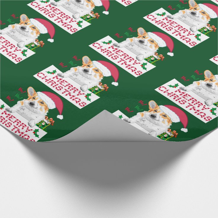 Corgi Christmas Wrapping Paper 